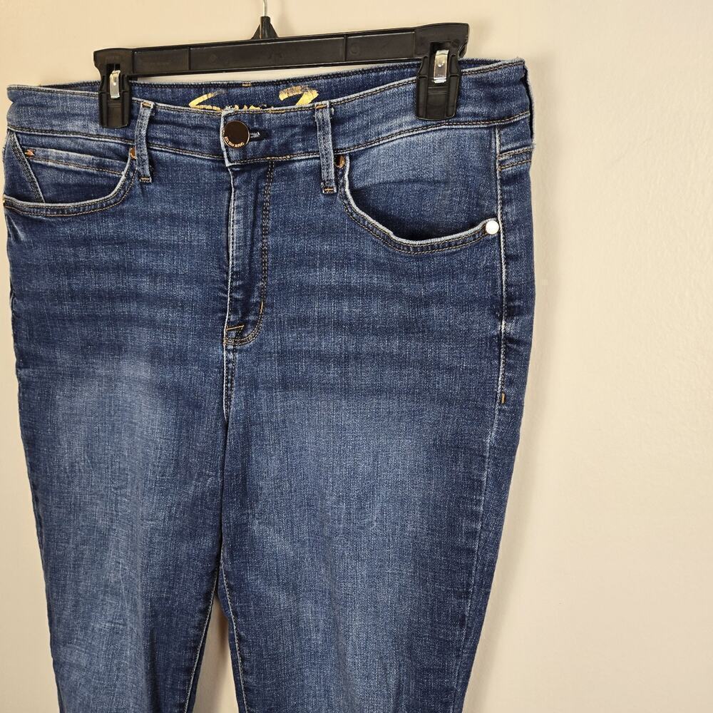 Seven7 Metro Ultra High Rise Skinny Jeans Size 12 Classic Style Classic Logo - Picture 2 of 10